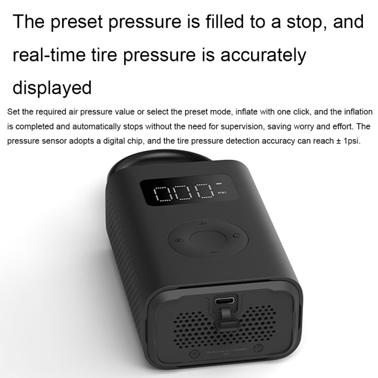 Xiaomi Mijia Portable Universal Car Air Pump Bicycle Tire Pump Electric Air Compressor - LYDARZ