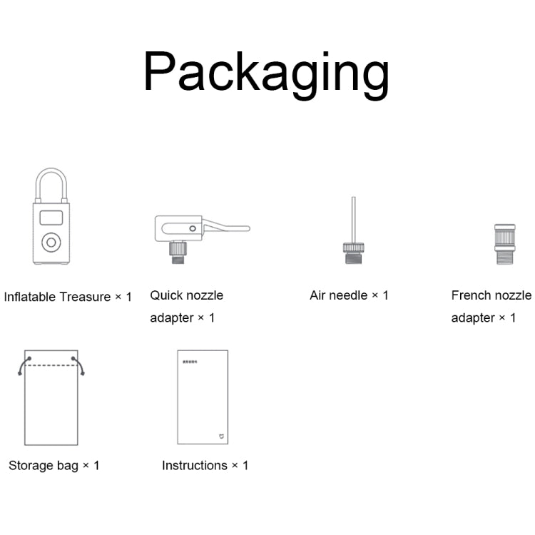 Xiaomi Mijia Portable Universal Car Air Pump Bicycle Tire Pump Electric Air Compressor - LYDARZ