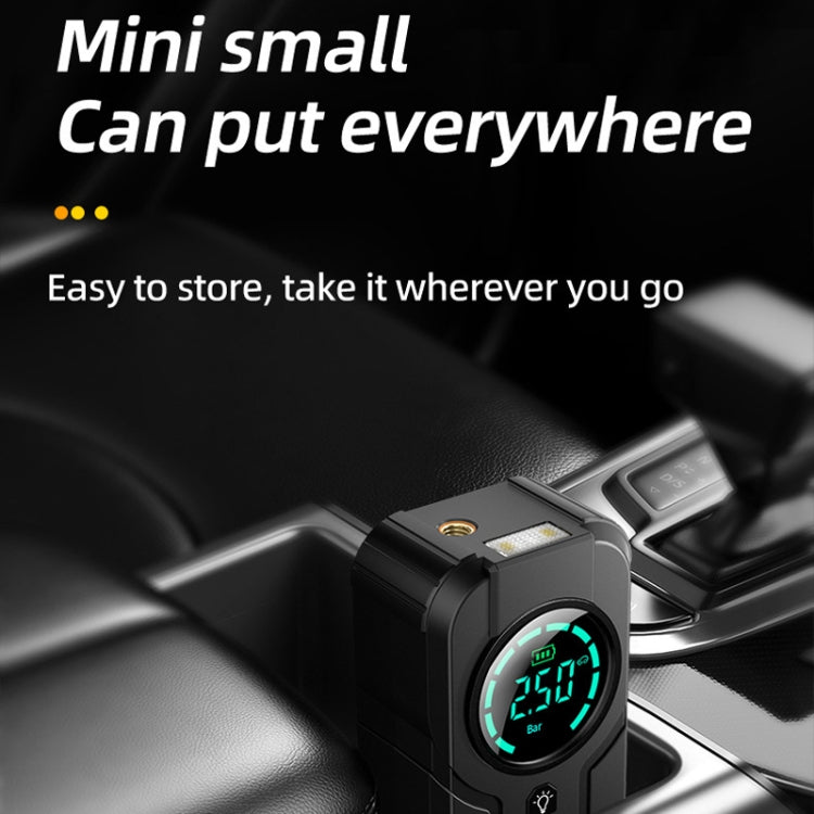 Car Wireless Inflatable Pump Electric Car Tyre 12V High Power Inflator - LYDARZ