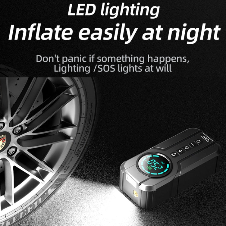 Car Wireless Inflatable Pump Electric Car Tyre 12V High Power Inflator - LYDARZ