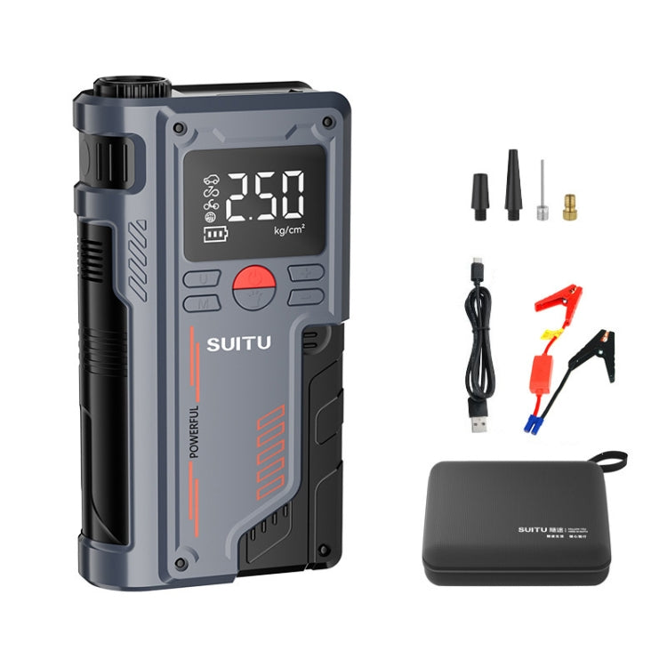 SUITU ST-9631 8pcs /Set Portable Outdoor Car Battery Emergency Start Power Car Inflatable Pump - LYDARZ