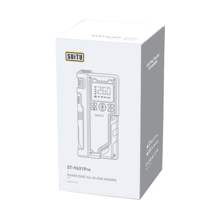 SUITU ST-9631 8pcs /Set Portable Outdoor Car Battery Emergency Start Power Car Inflatable Pump - LYDARZ