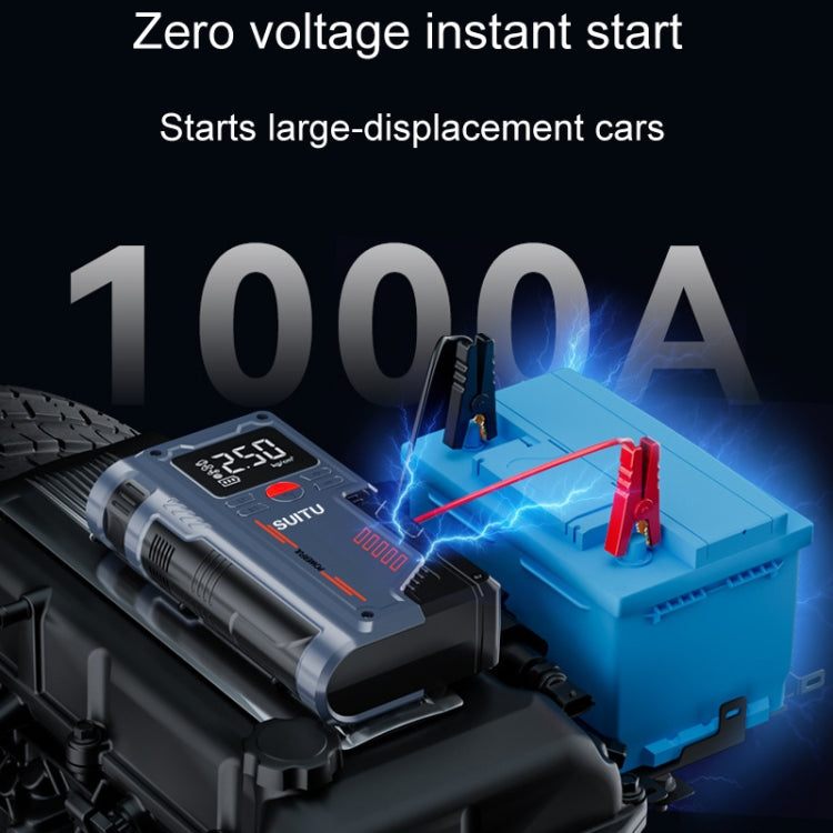 SUITU ST-9631 8pcs /Set Portable Outdoor Car Battery Emergency Start Power Car Inflatable Pump - LYDARZ