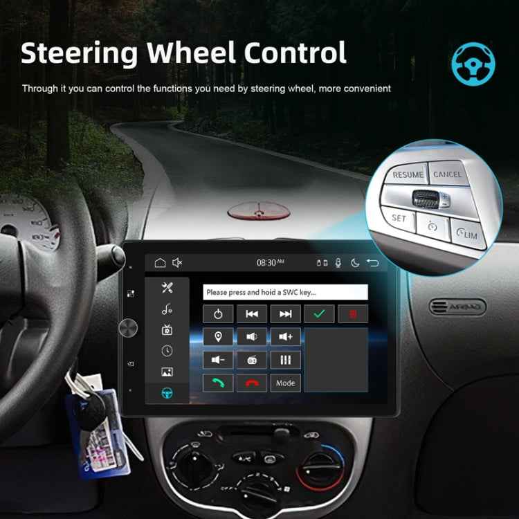 10.4 Inch MP5 Single Butt Vertical Screen Manual Rotation Android Navigation With Wireless Carplay Backup Camera