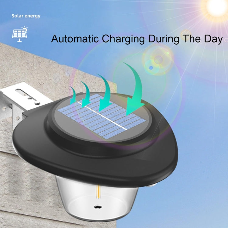 Aplique solar de pared para exteriores con luz cálida SMD blanca y tungsteno para patios