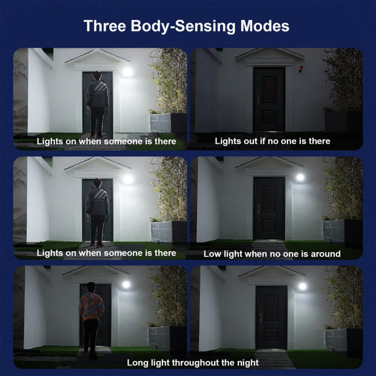 Aplique solar de pared para exteriores con luz cálida SMD blanca y tungsteno para patios