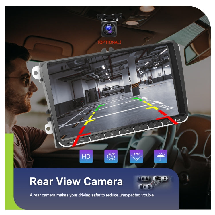 Para Volkswagen 4+64G Reproductor multimedia Sistema Android 13, 7 pulgadas, 9 pulgadas