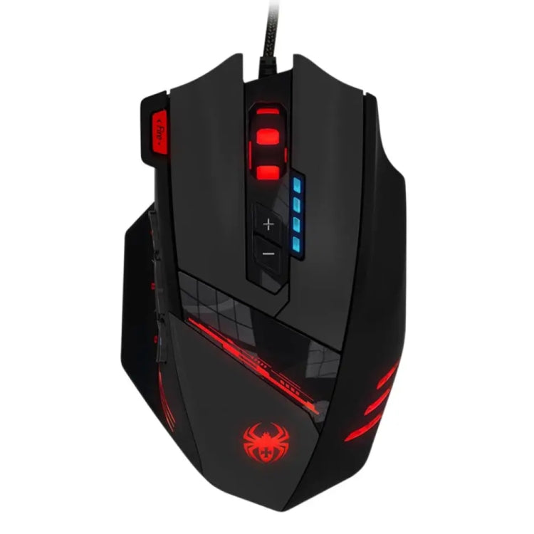 ZELOTES C12 Kabelgebundene Gaming-Maus mit 12 Tasten – Ergonomisches Design