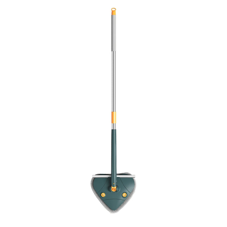 Raspador de trapeador triangular telescópico C-43 de 1,3 m con barra autogiratorio para limpieza doméstica