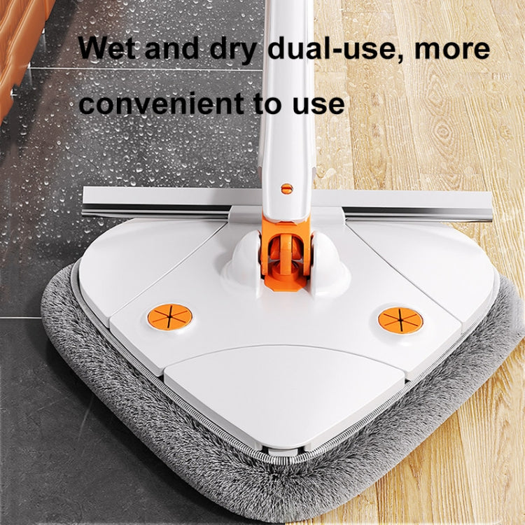 C-43 1.3m Telescopic Triangle Mop Scraper Bar Self-Twisting Household Cleaning Tool