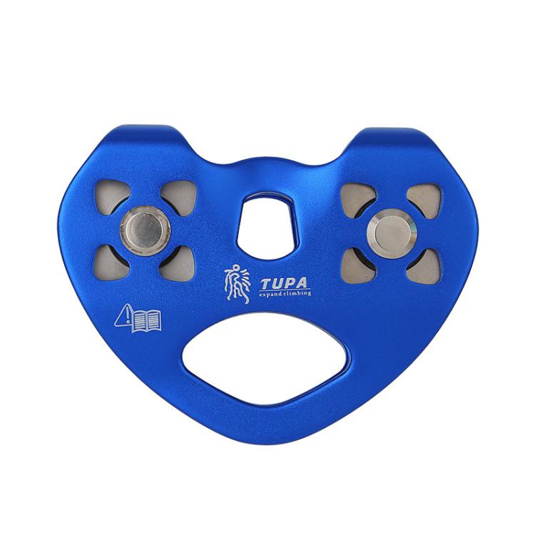 XINDA TP-Q9720 Heart Shape Ropeway Pulley for Outdoor Jungle Development - Double Axle Design
