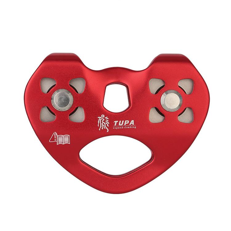 XINDA TP-Q9720 Heart Shape Ropeway Pulley for Outdoor Jungle Development - Double Axle Design