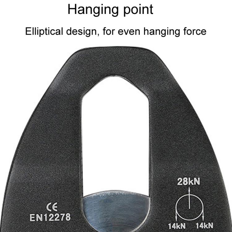 XINDA XD-8611 Outdoor Mountaineering Rescue Speedway Expansion Lifting Big Pulley With Bearing - LYDARZ