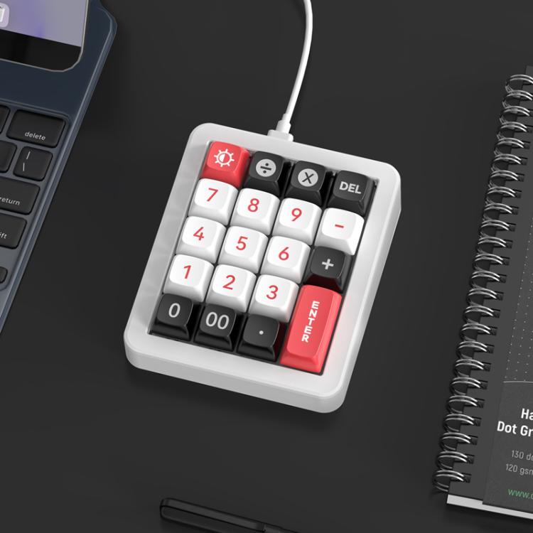 MKESPN K812 GASKET Aluminiumlegierung RGB Hot-Swap-fähige, individuell kabelgebundene, mechanische Mini-Gaming-Tastatur