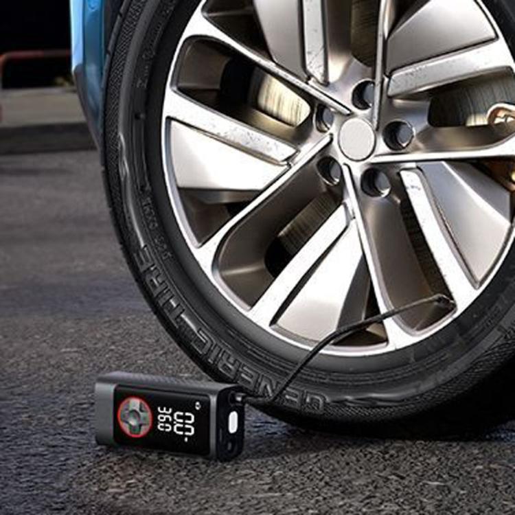 ATJ-004 Smart Wireless Digital Display Portable Car Tire Pump Multi-Function Inflator - LYDARZ