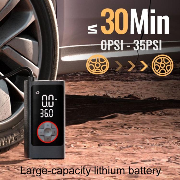 ATJ-004 Smart Wireless Digital Display Portable Car Tire Pump Multi-Function Inflator - LYDARZ
