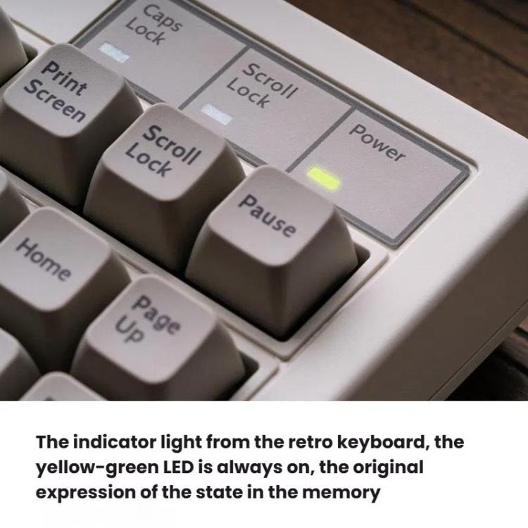 8BitDo Retro87 M Mechanical Keyboard Vintage Wireless Bluetooth / 2.4G / Wired Triple Mode Connection Keyboard - LYDARZ