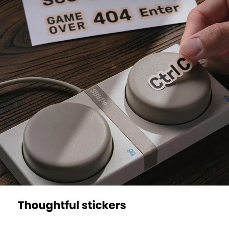 Teclado mecánico inalámbrico 8BitDo Retro87: Bluetooth vintage, 2.4G y conexión por cable de triple modo