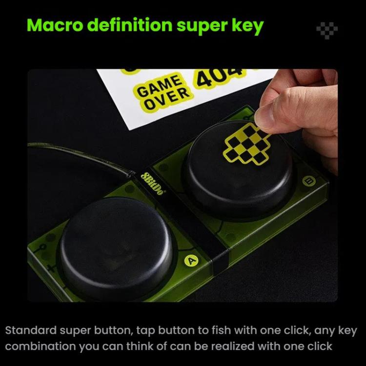 8BitDo Retro87 Mechanical Keyboard Retro RGB Lighting Green Transparent Keyboard With Large Keys - LYDARZ