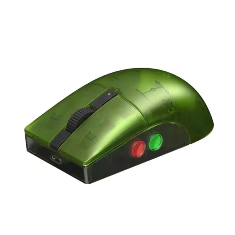 Ratón inalámbrico retro 8BitDo - Ratón inalámbrico verde translúcido con base de carga