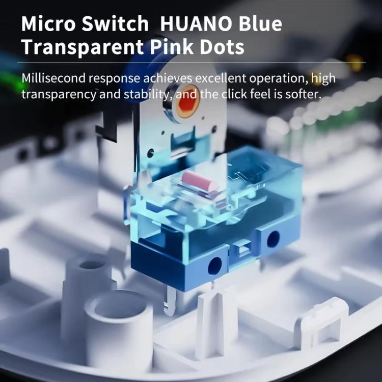 Ajazz AJ199 MAX Wireless 2.4GHz Wired BT Tri-Mode Mouse PAW3395 Lightweight Gaming Mouse - LYDARZ