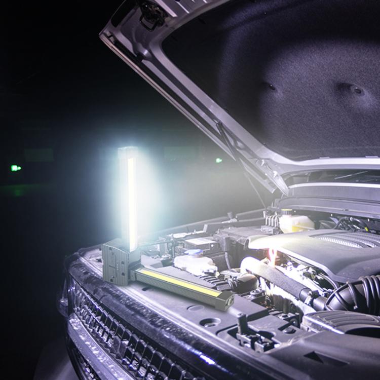 Double-Sided COB 90-Degree Folding Work Light Magnet With Hook Maintenance Light - LYDARZ