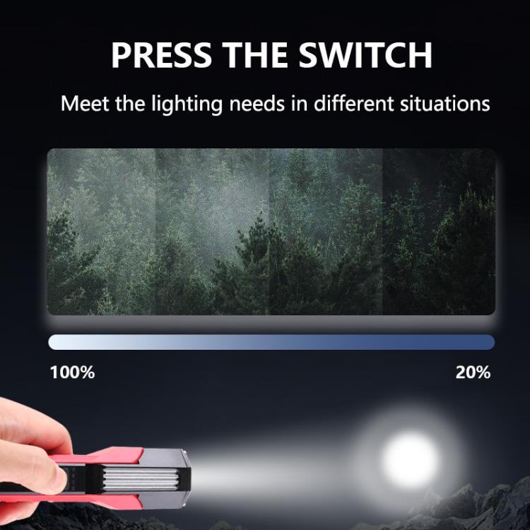 Magnet-Hook COB Rotating Strong Light Emergency Work Light - LYDARZ