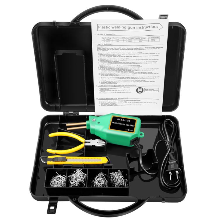 Car Bumper Repair Tools - Plastic Welding Kit with Hot Stapler, Welding Wire, and Patch Nail for Efficient Bumper Repairs