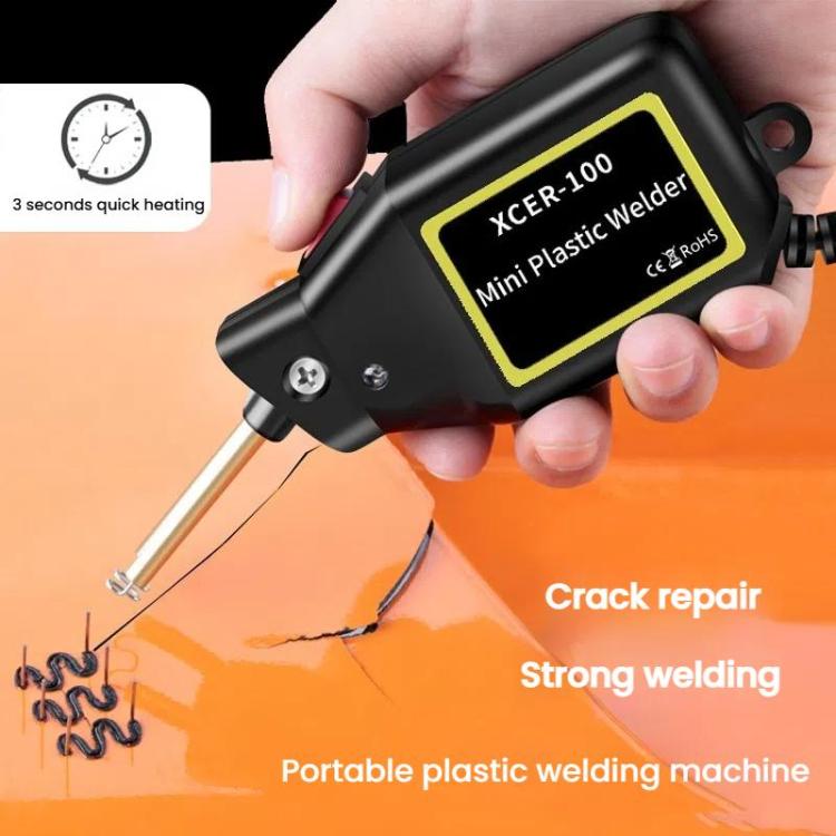 Car Bumper Repair Tools - Plastic Welding Kit with Hot Stapler, Welding Wire, and Patch Nail for Efficient Bumper Repairs