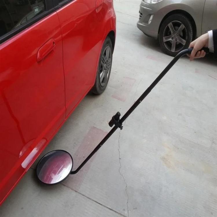 Retractable Pole Undercarriage Mirror Rotatable Undercarriage Inspection Reflector - LYDARZ