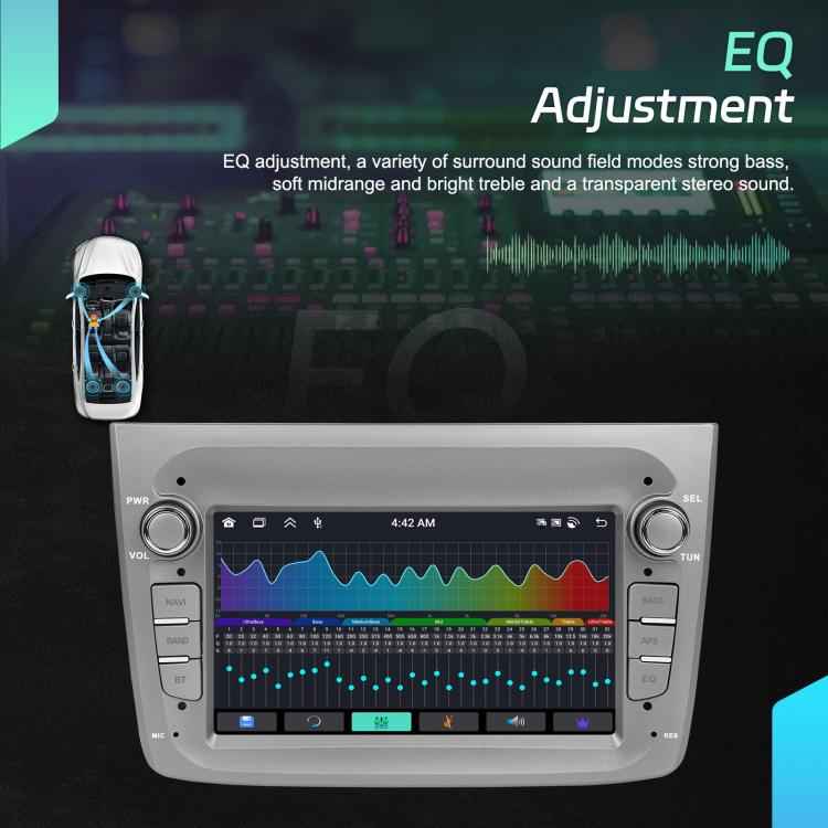 For Alfa Romeo MITO 2008-2016 7 inch Horizontal Screen Android 15 Carplay Car Center Control Integrated Machine, 4+64G, 2+64G