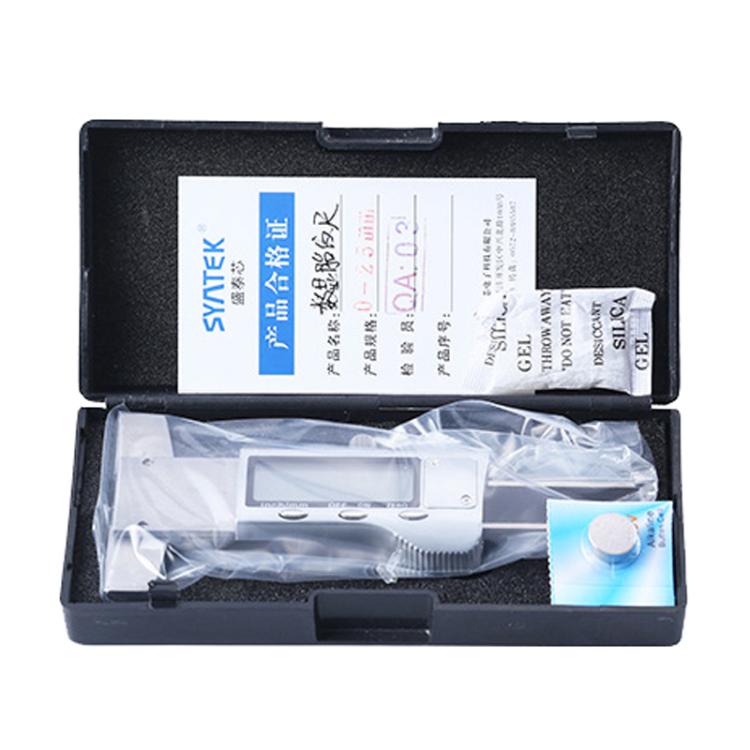Medidor digital de profundidad de la banda de rodadura de neumáticos Syntek: calibrador con pantalla electrónica para mediciones de 0 a 25 mm