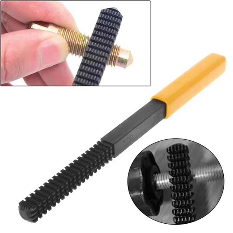 Herramientas de reparación de roscas métricas - Juego de limas de reparación de 0,75 a 3,0 mm