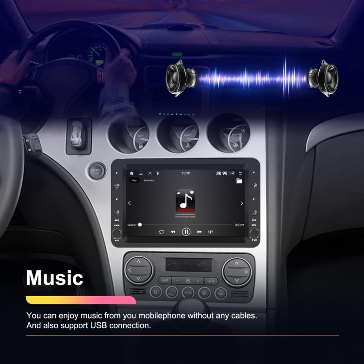 Para Alfa Romeo 159, pantalla horizontal de 7 pulgadas, Carplay, sistema de navegación central, control integrado, 2+64 GB, 4+64 GB