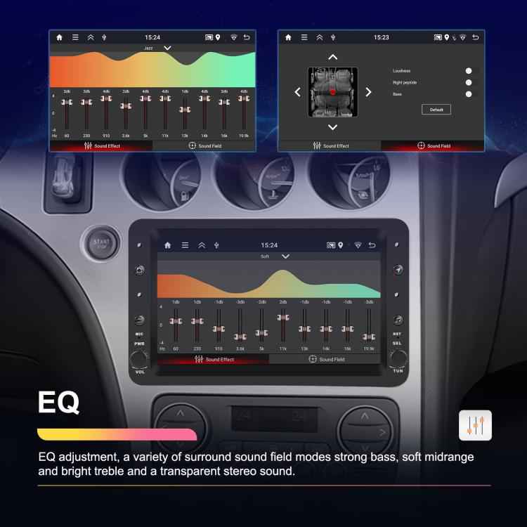 For Alfa Romeo 159 7 inch Horizontal Screen Carplay Car Navigation Center Control Integrated Machine, 2+64G, 4+64G