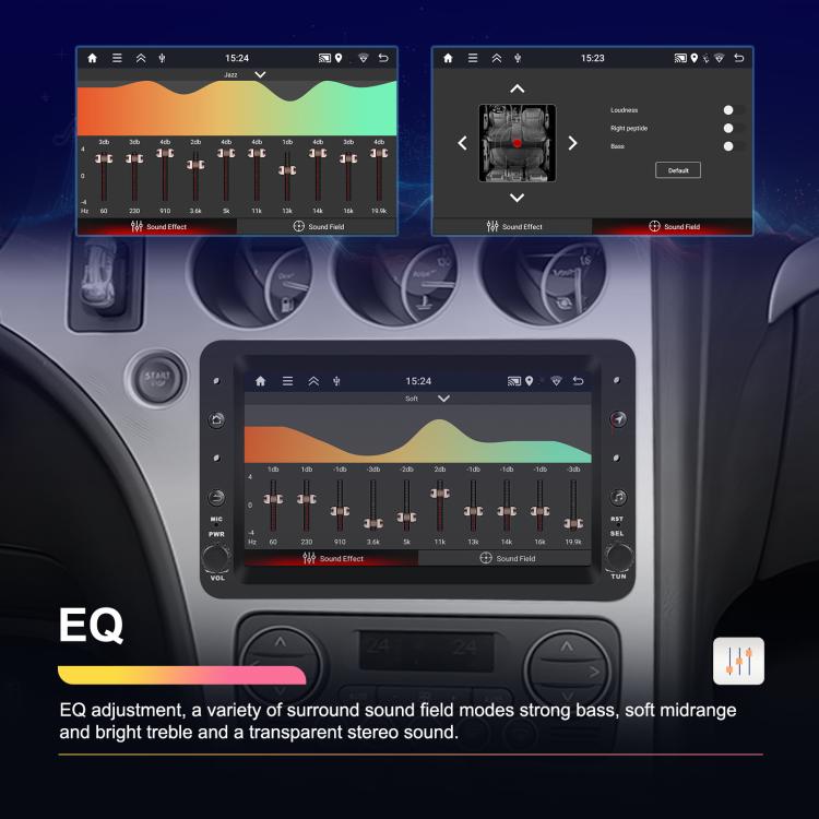 Para Alfa Romeo 159, pantalla horizontal de 7 pulgadas, Carplay, sistema de navegación central, control integrado, 2+64 GB, 4+64 GB