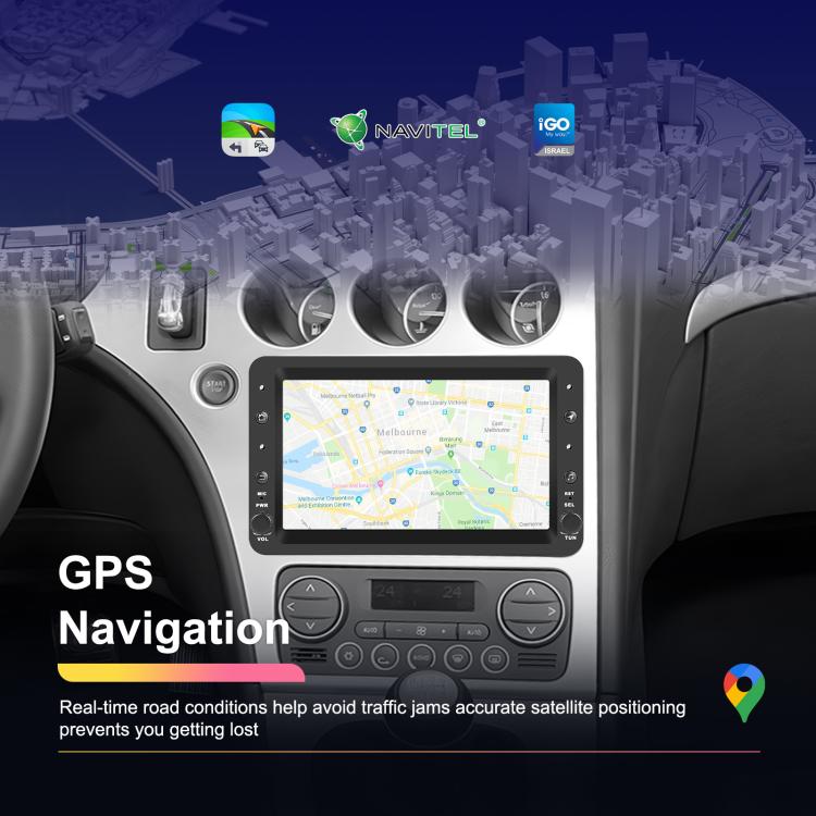 Para Alfa Romeo 159, pantalla horizontal de 7 pulgadas, Carplay, sistema de navegación central, control integrado, 2+64 GB, 4+64 GB