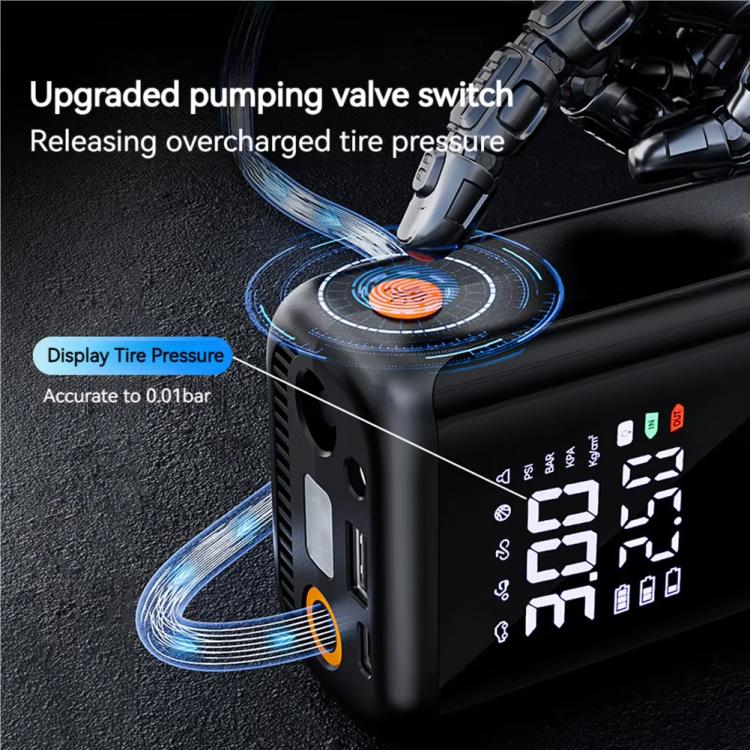 Portable Wireless Digital Display Car Automatic Air Pump, SUITU ST-9648B - LYDARZ