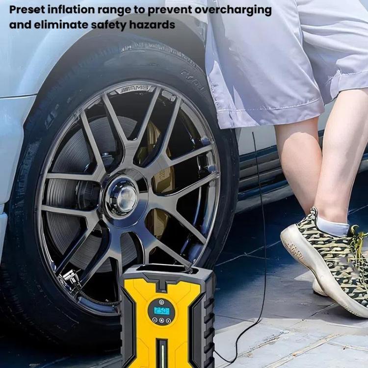 SUITU ST-929ASX Wired Digital Display Car Air Pump Portable High-Pressure Automatic Air Pump - LYDARZ