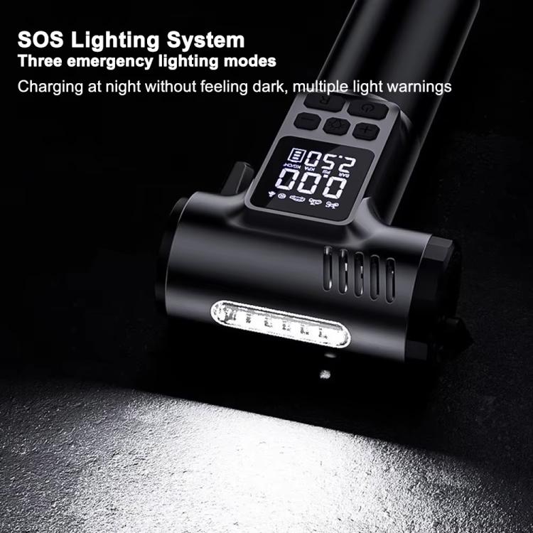 Car Air Pump With Window Breaker Cutting Tool Electric Portable Air Pump - LYDARZ