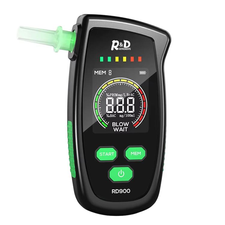 R&D INSTRUMENTS RD900 High-Sensitivity Rapid Screening Alcohol Tester Portable Breath Alcohol Detector, RD900
