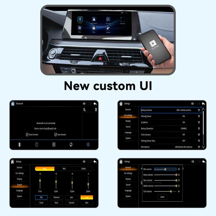 Wireless CarPlay Module Decoder, For BMW 2018-2019 EVO JOYEAUTO WZBM-1, For BMW (NBT) X1/X3/X4/X5 2013-2017 JOYEAUTO WZBM-2
