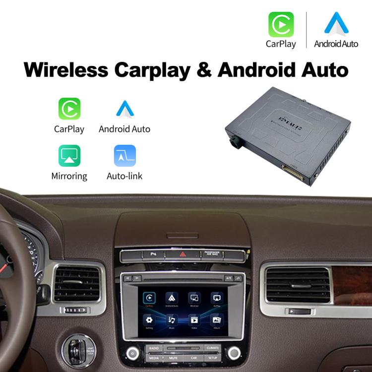 JOYEAUTO WZVW-1 For Volkswagen Touareg 8.0 inch Screen 2010-2017 Wireless CarPlay Module Decoder Box, WZVW-1