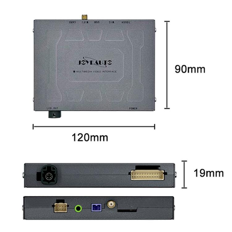 JOYEAUTO WZVW-1 For Volkswagen Touareg 8.0 inch Screen 2010-2017 Wireless CarPlay Module Decoder Box, WZVW-1