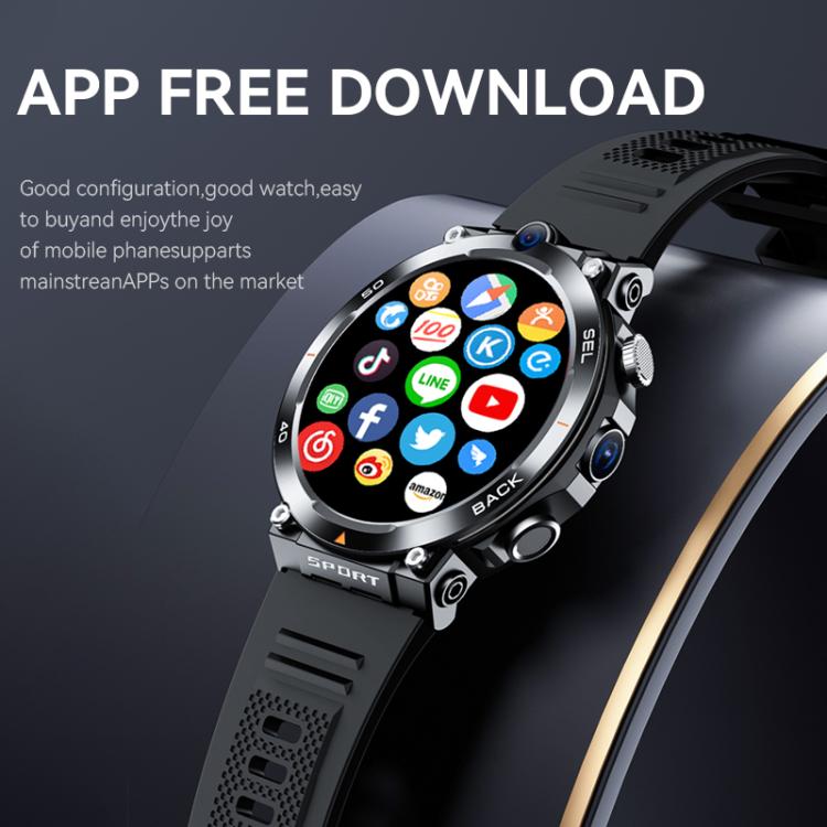 Eurasian African Versions APP Download Dual-Camera Video Calling Smartwatch