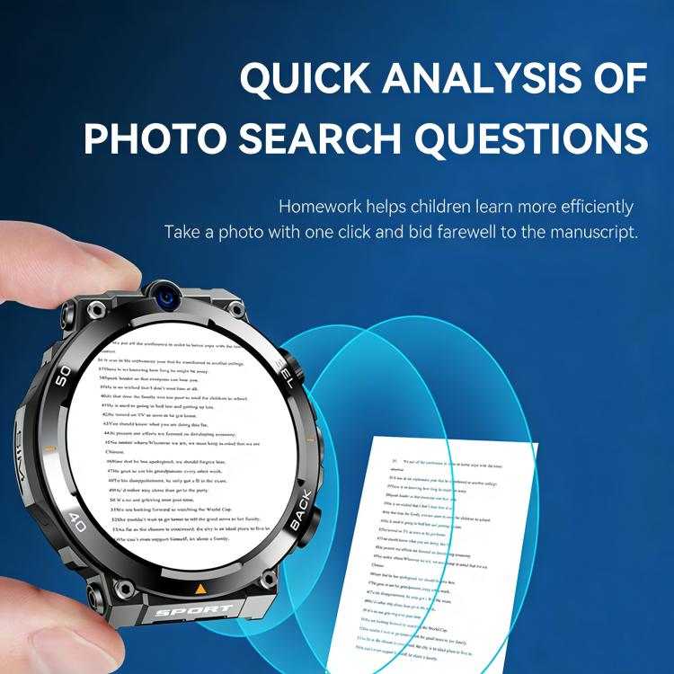 Eurasian African Versions APP Download Dual-Camera Video Calling Smartwatch