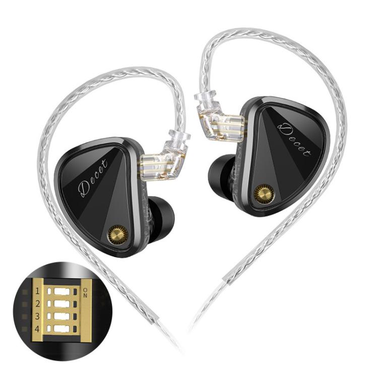 KZ Decet 3.5mm Array-style 10-Driver Dynamic 1.2m Wired Earphone, Original Sound Standard, Original Sound With Mic, Tuned Standard, Tuned With Mic