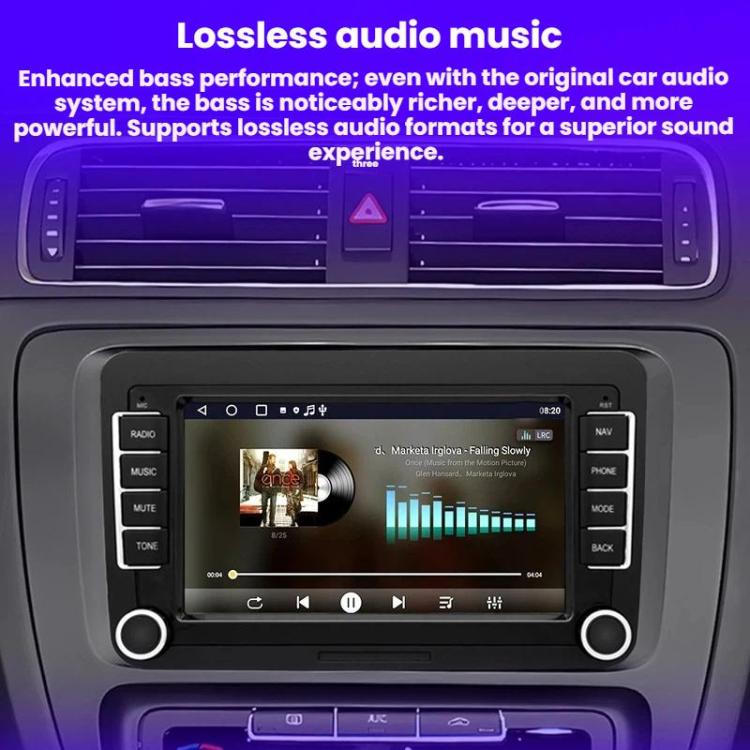 7-Inch Car Navigation System With Wireless Bluetooth CarPlay For Volkswagen, Quad-core 2GB+32GB, Octa-core 4GB+64GB, Octa-core 6GB+128GB