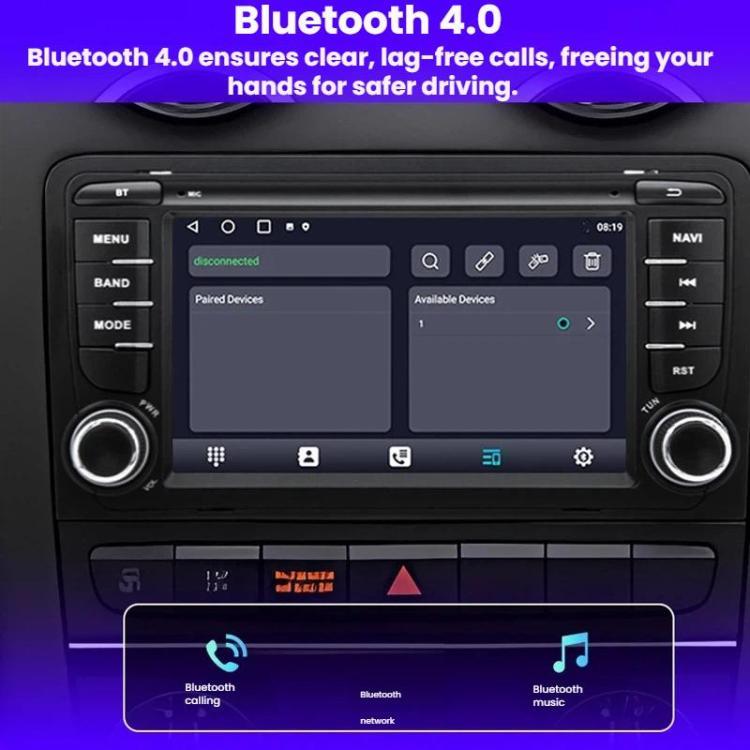 7-Inch Car Navigation Multimedia Smartphone Connectivity CarPlay All-In-One For Audi A3, Octa-core 4GB+64GB, Octa-core 6GB+128GB