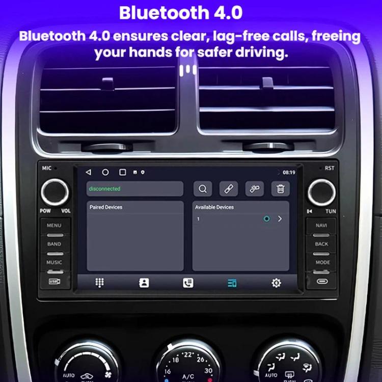 7 Inch Navigation GPS Reversing Car Radio Carplay For Dodge / Jeep / Chrysler, Octa-core 4GB+64GB, Octa-core 6GB+128GB